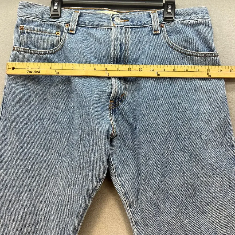 Levi's 517 Jeans Men's 36X30 Blue Bootcut Medium Wash Classic Normcore - Picture 3 of 15